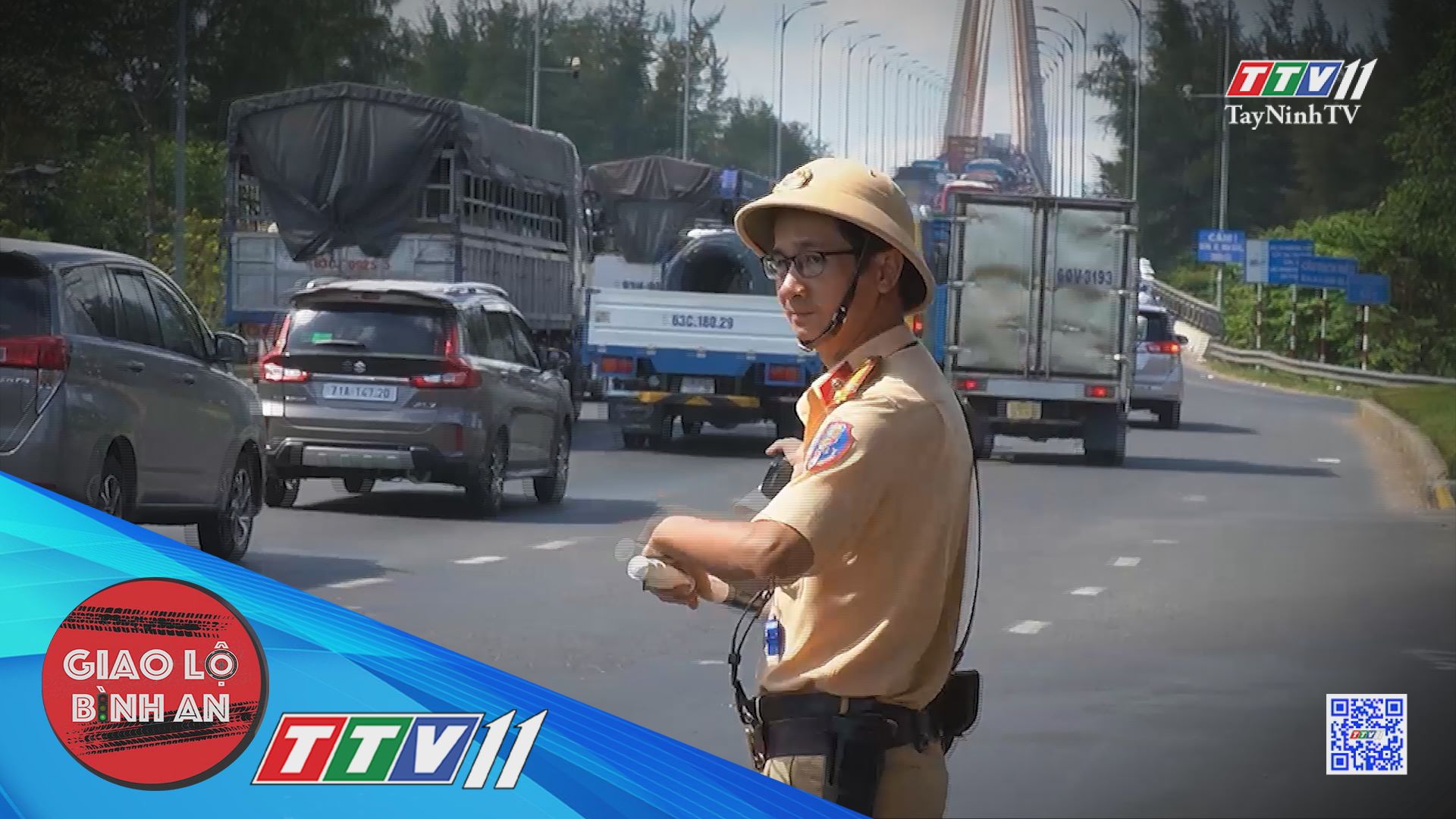 CSGT đội nắng đảm bảo trật tự an toàn giao thông | Giao lộ bình an | TayNinhTV